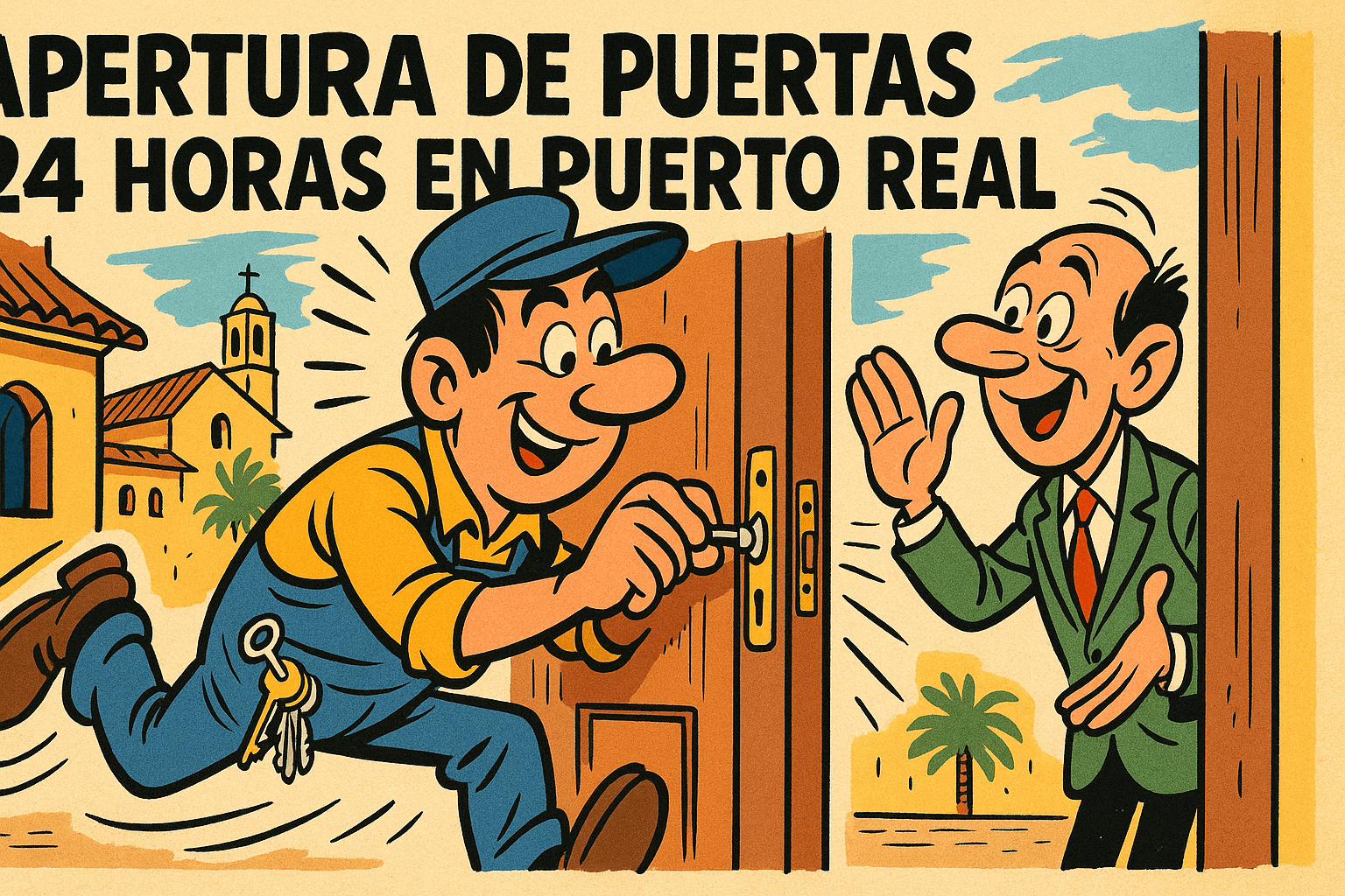 Apertura de puertas 24 horas en Puerto Real - Cerrajero Puerto Real en Puerto Real