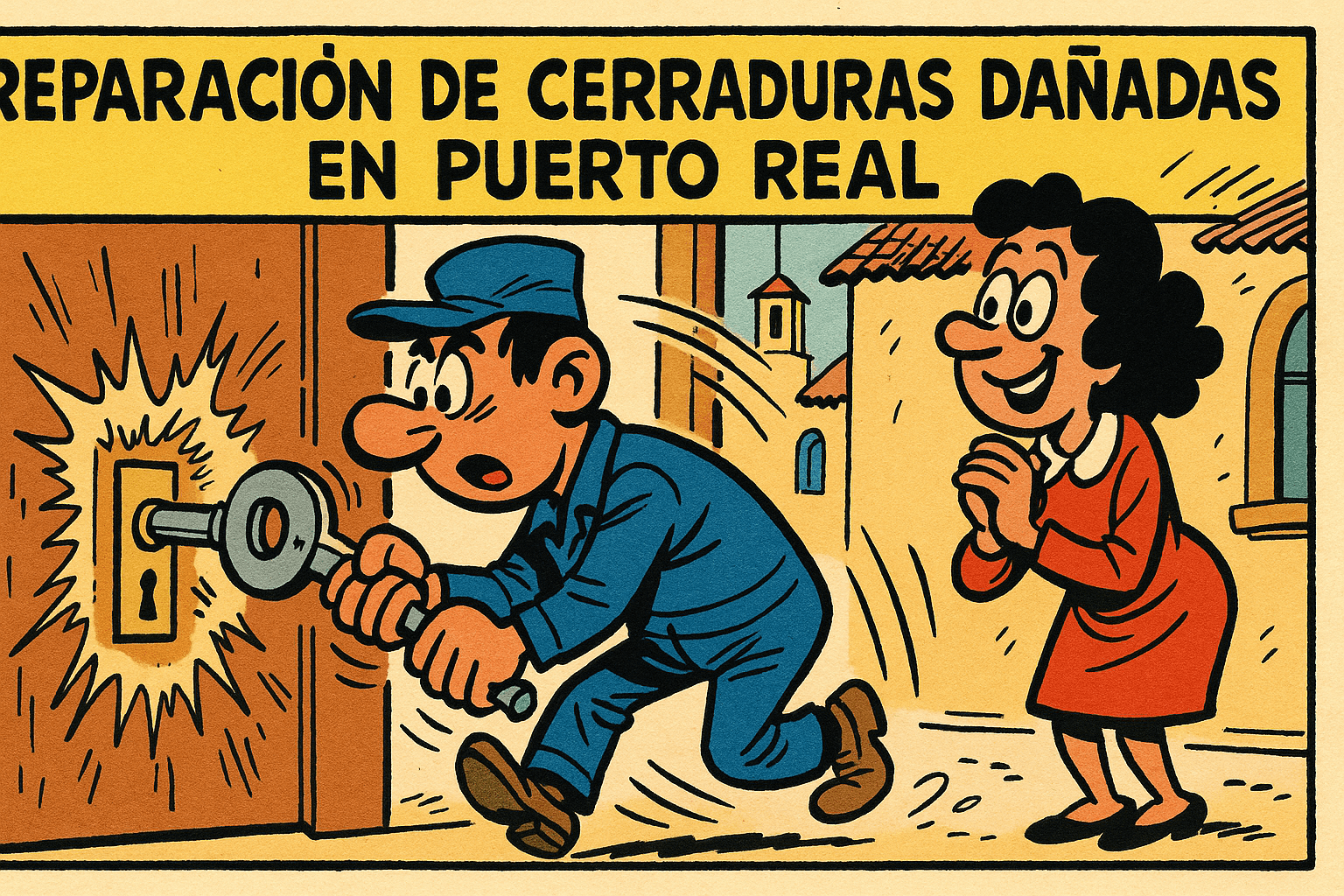 Reparación de cerraduras dañadas en Puerto Real - Cerrajero Puerto Real en Puerto Real